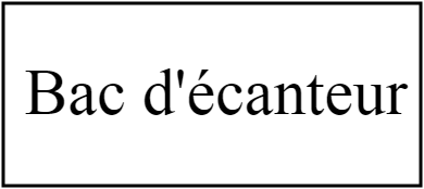 Bac décanteur double cuve