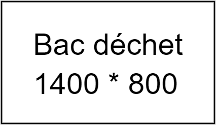 Bac déchet Abat