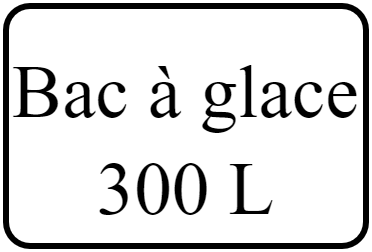 Bac à Glace 300L 120x80