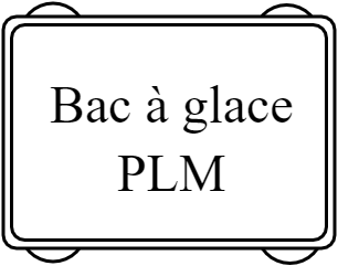 Bac à glace PLM
