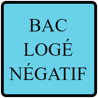 BAC LOGÉ NÉGATIF