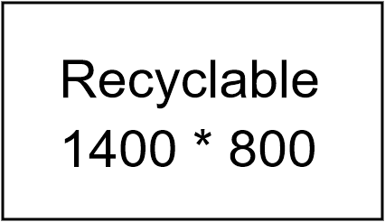 Bac recyclable