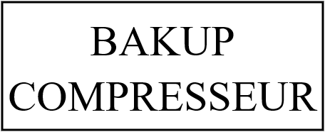 BACKUP COMPRESSEUR
