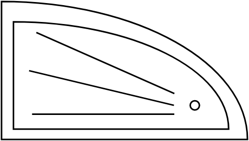 Baignoire d'angle