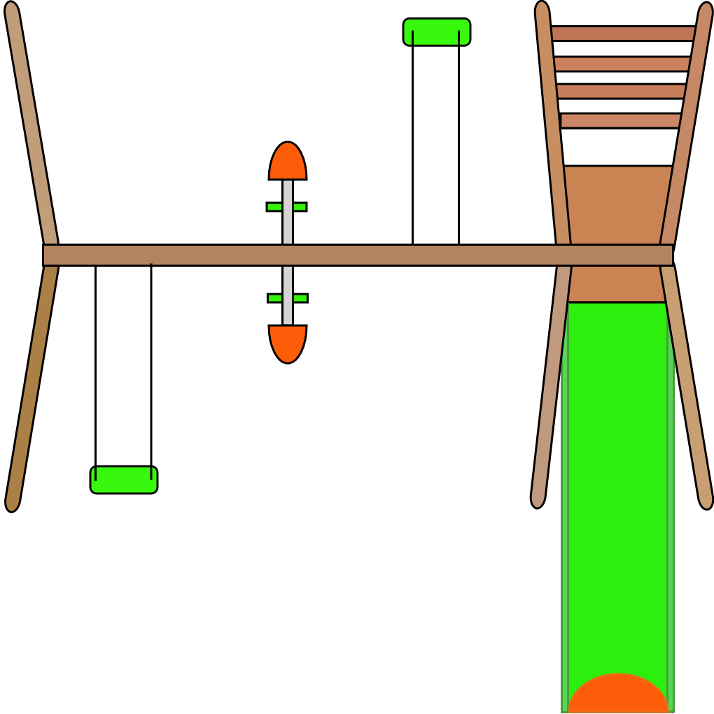 Balançoire toboggan