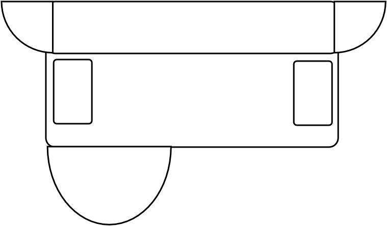 Banquette béton cellulaire