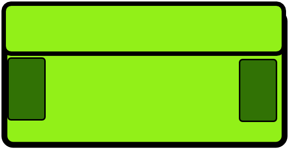 Banquette clic-clac 3 places