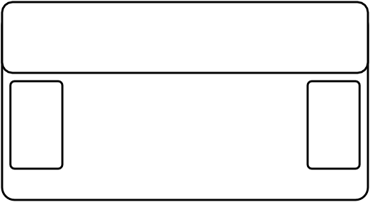 Banquette clic-clac 3 places