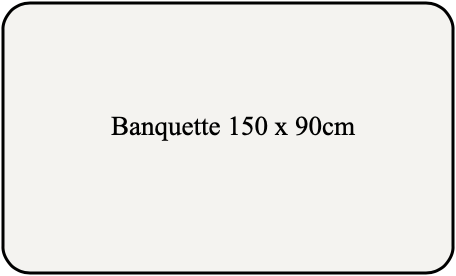 Banquette sud