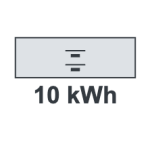 Wall-mounted battery storage