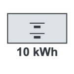 Floor-standing battery storage