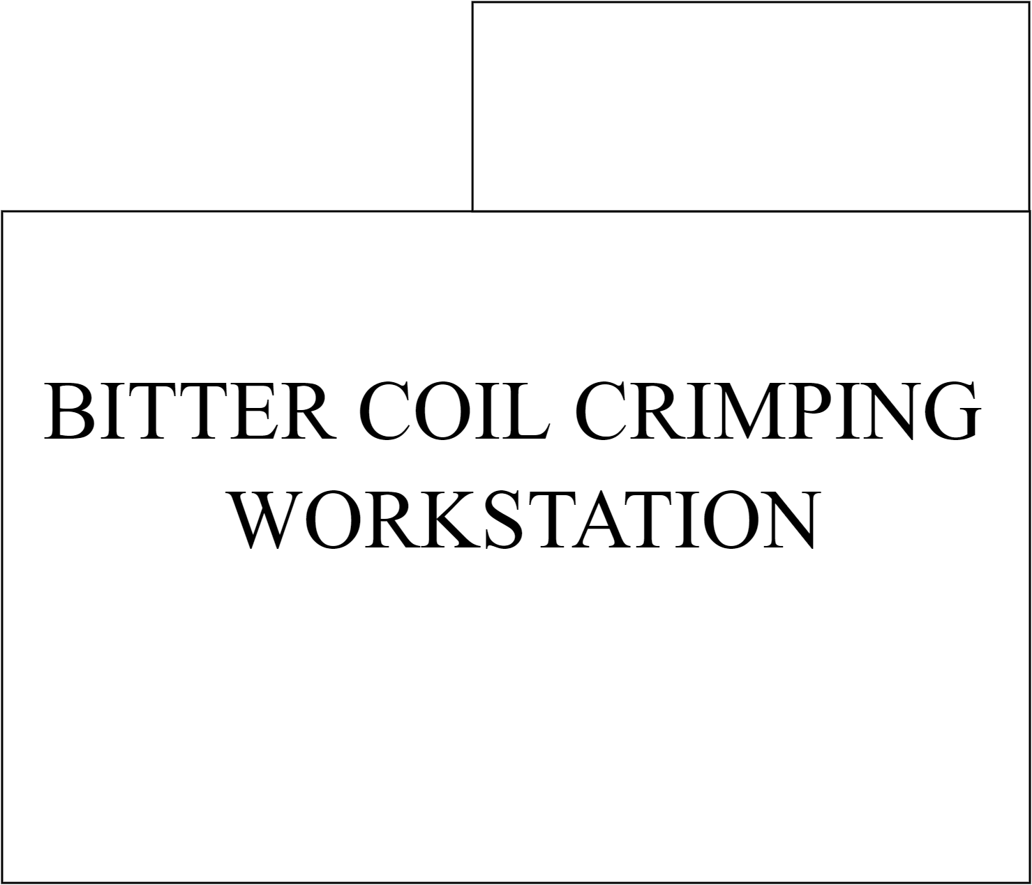 BITTER COIL CRIMPING WORKSTATION