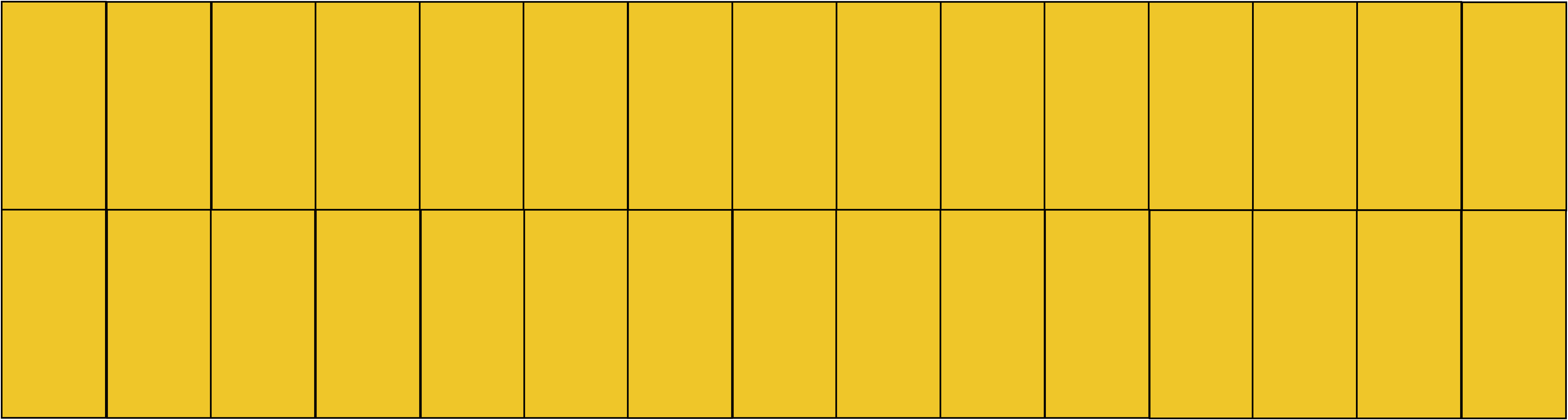 Bloc Logette creuse table 15(1.25) // 30