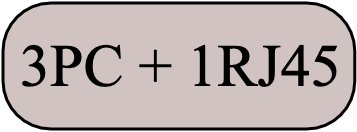 bloc standard pc Rj45
