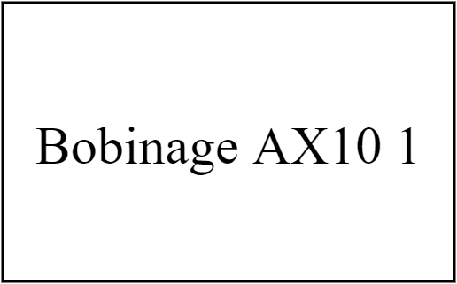 Bobinage AX10 1