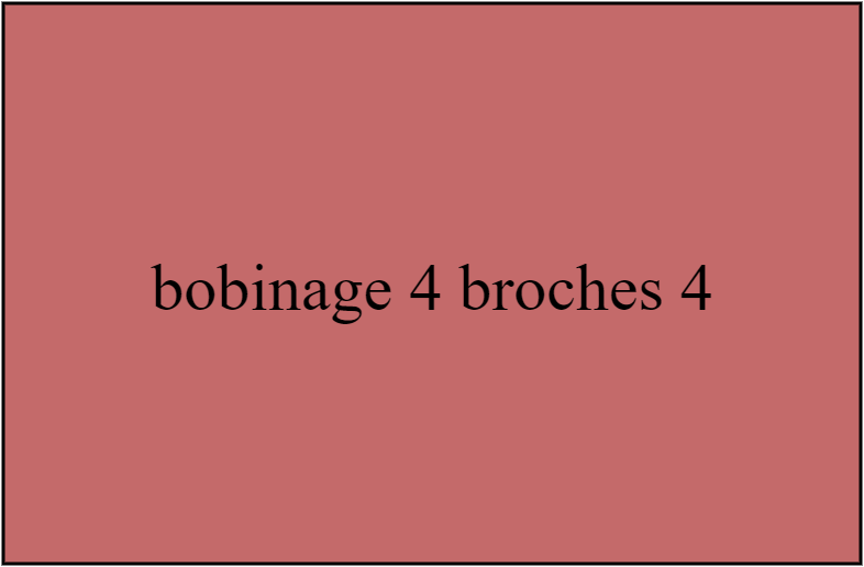 bobinage 4 broches 4