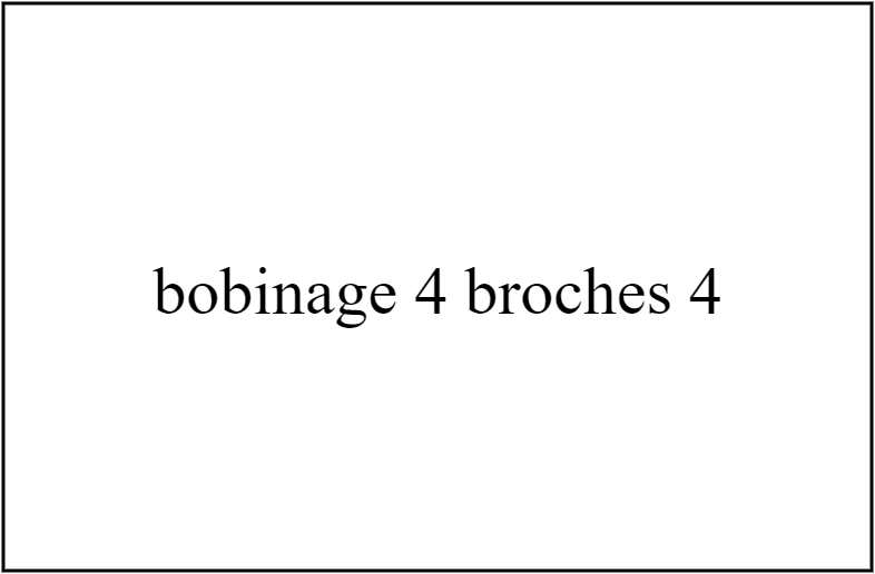 bobinage 4 broches 4