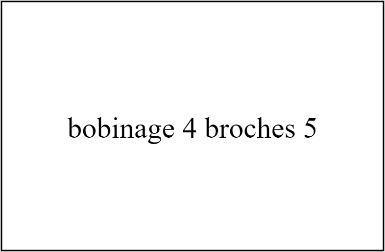 bobinage 4 broches 5