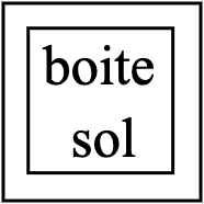 boite sol