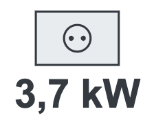 3.7 kW single-phase charging station