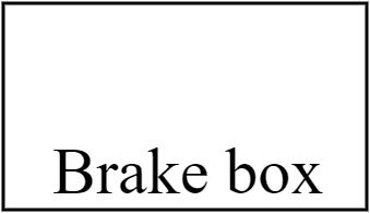 Brake box
