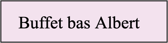BUFFET ALBERT
