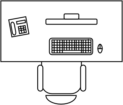 BUREAU 140 x 70