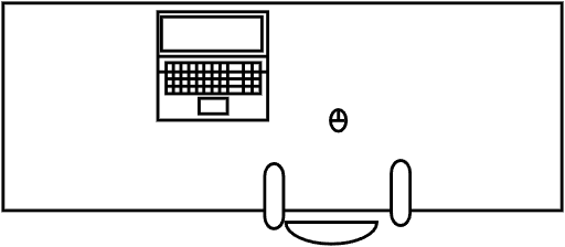 Bureau 178 X 0.675 cm