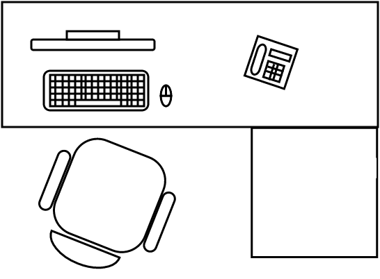 Bureau 180 X 140 cm TOUL