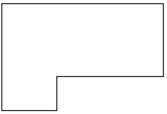 Bureau d'angle inversé