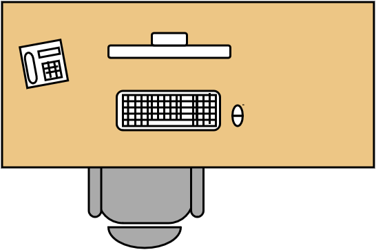 Bureau CDS 180 X 80 cm