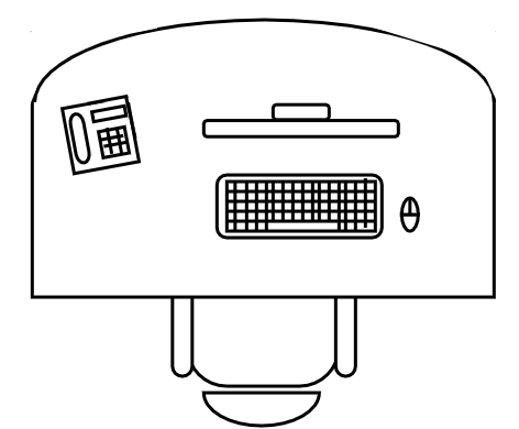 Bureau rectangulaire 140 X 80 cm