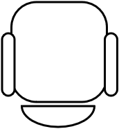 Bureau rectangulaire 140 X 80 cm