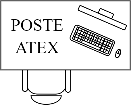 Escritorio Rectangular 180 x 80 cm