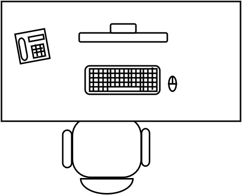 Bureau Smartéo 160x80 cm