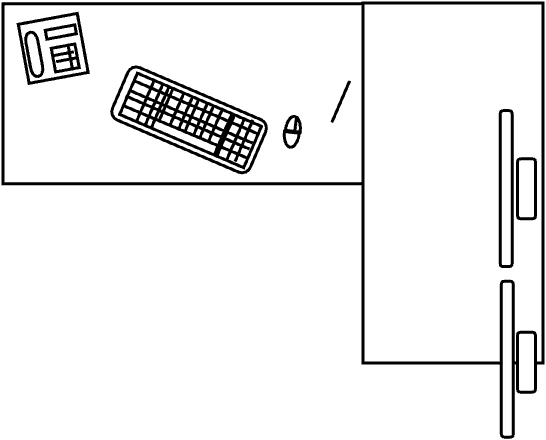 Bureau Thibault 120 X 60 cm