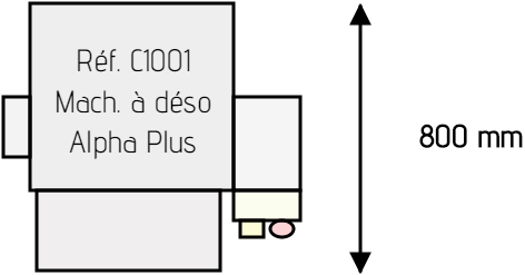 C1001 - MACHINE A DESOPERCULER ALPHA PLUS