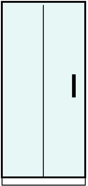 CABINE DE DOUCHE 90 90 200 1 P BAC 9