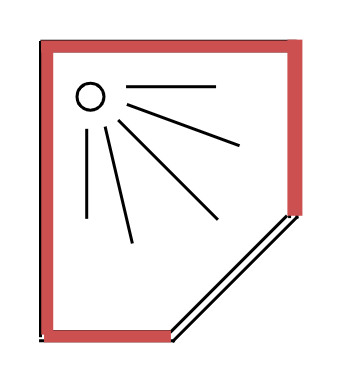 Cabine douche PAN COUPE