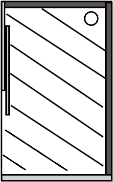 Cabine douche trastero 75 x 120