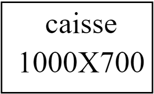 CAISSE 1000 X 700