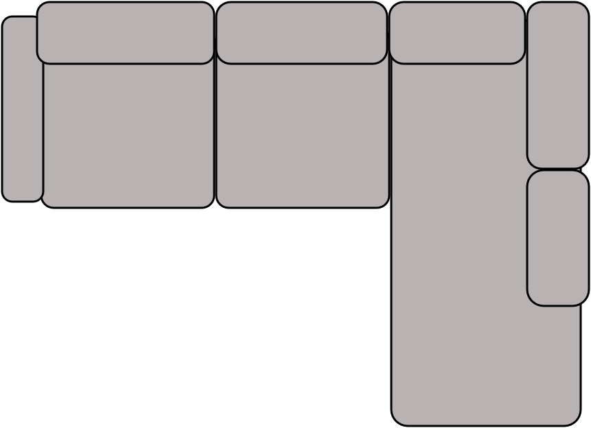 Canapé d'angle convertible