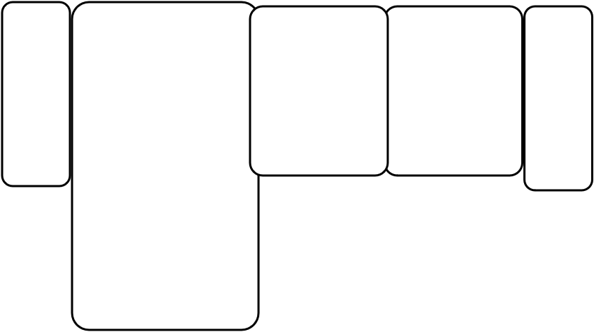 Right corner sofa