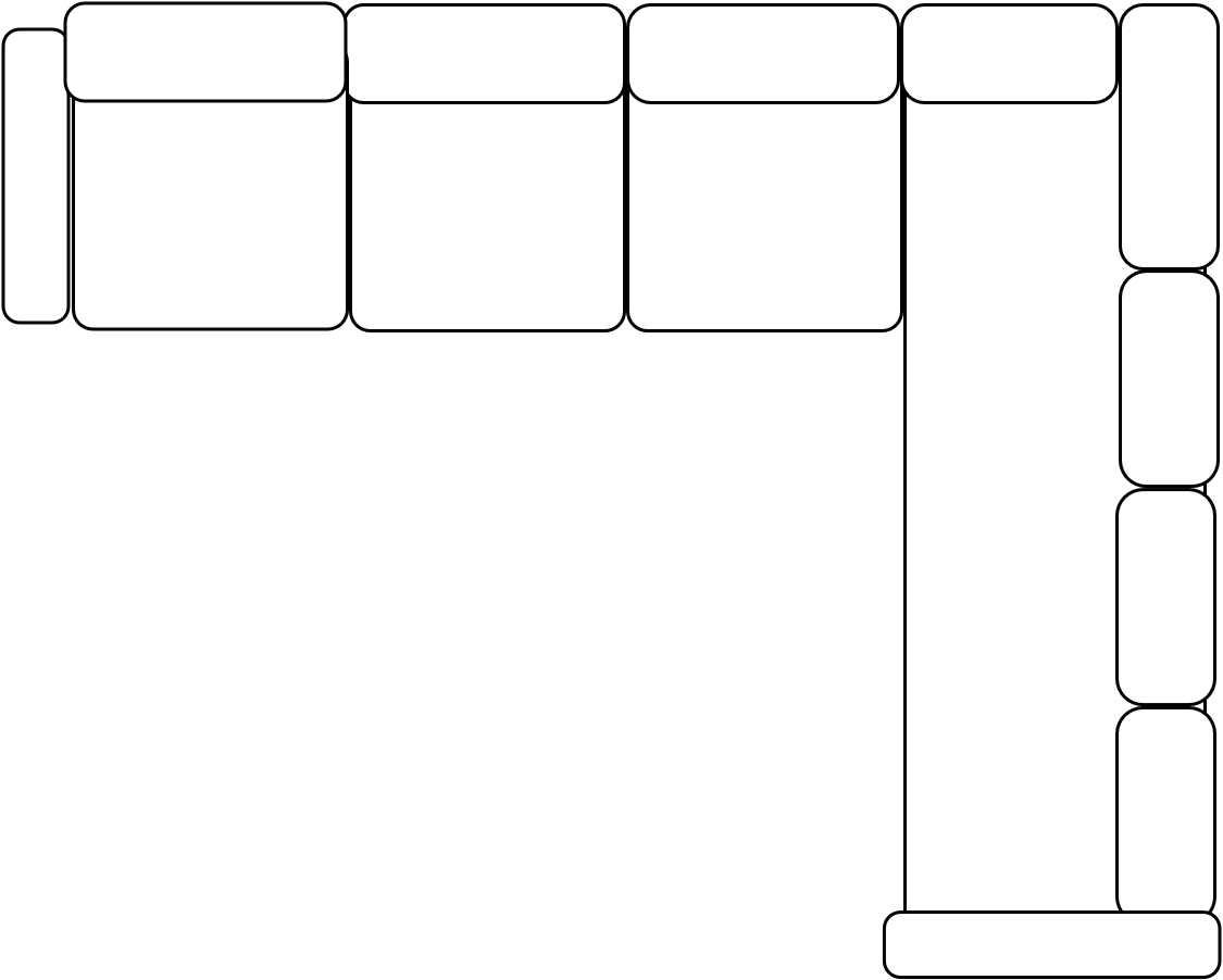 Canapé d'angle droit
