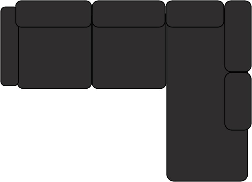 CANAPÉ - Angle droit SALON