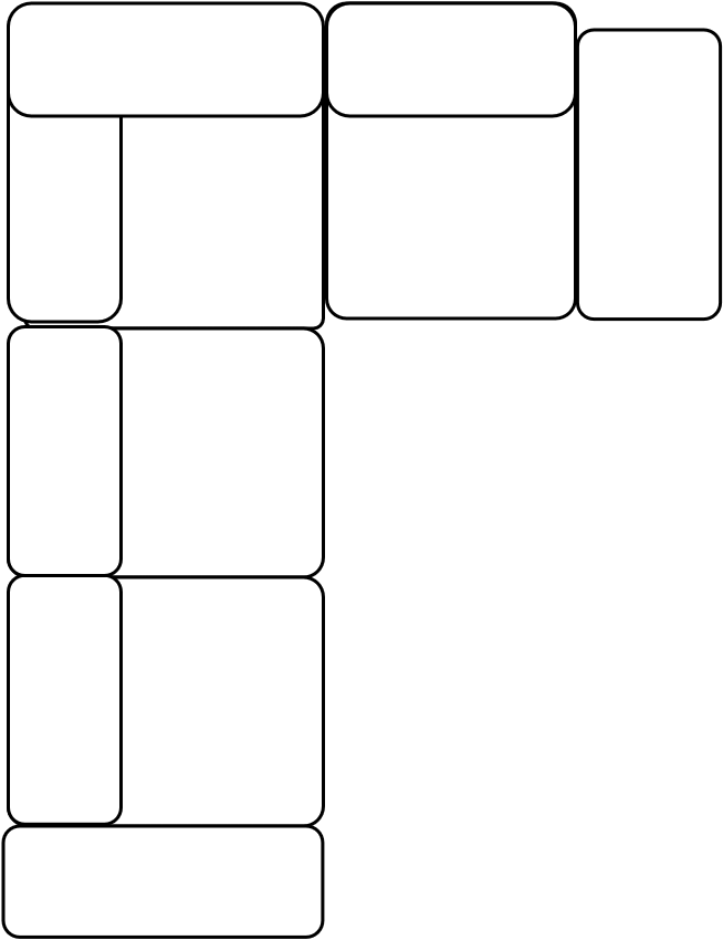 Canapé d'angle + méridienne logano