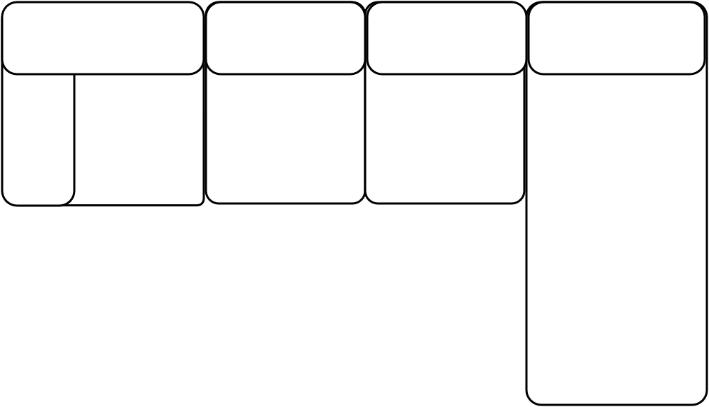 Canapé d'angle + méridienne