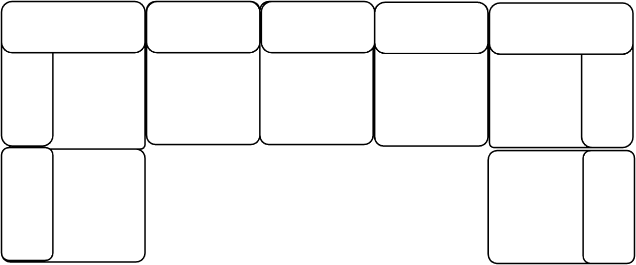 Canapé d'angle Pomeyrols