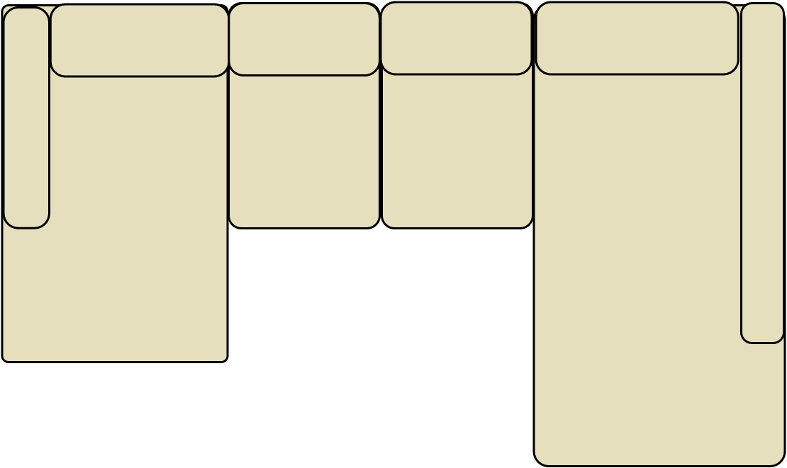 Canapé 2 méridiennes déco 3000