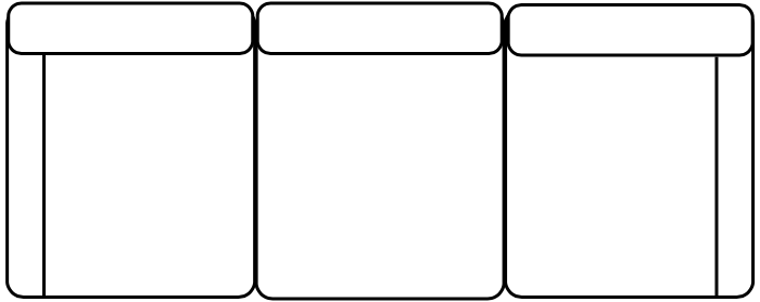 Canapé 3 places (article)